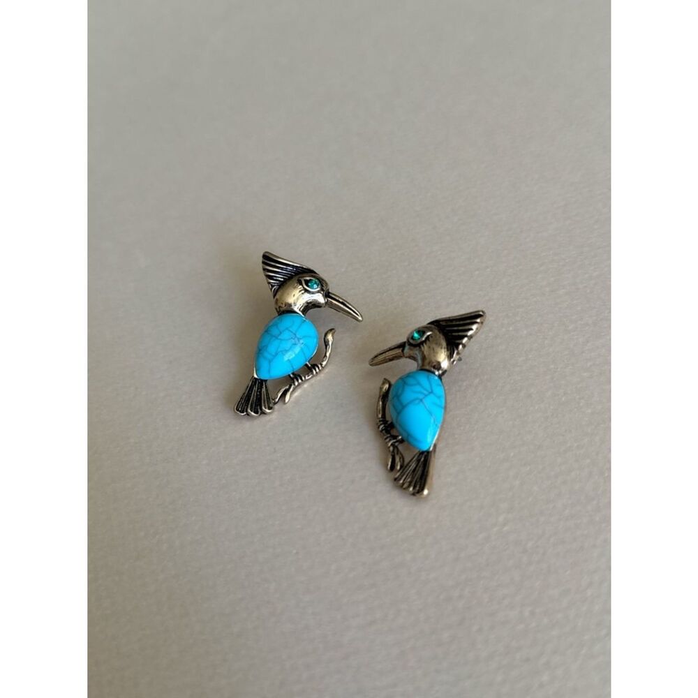 Boho bird earrings #2471 - Picture 6 of 6